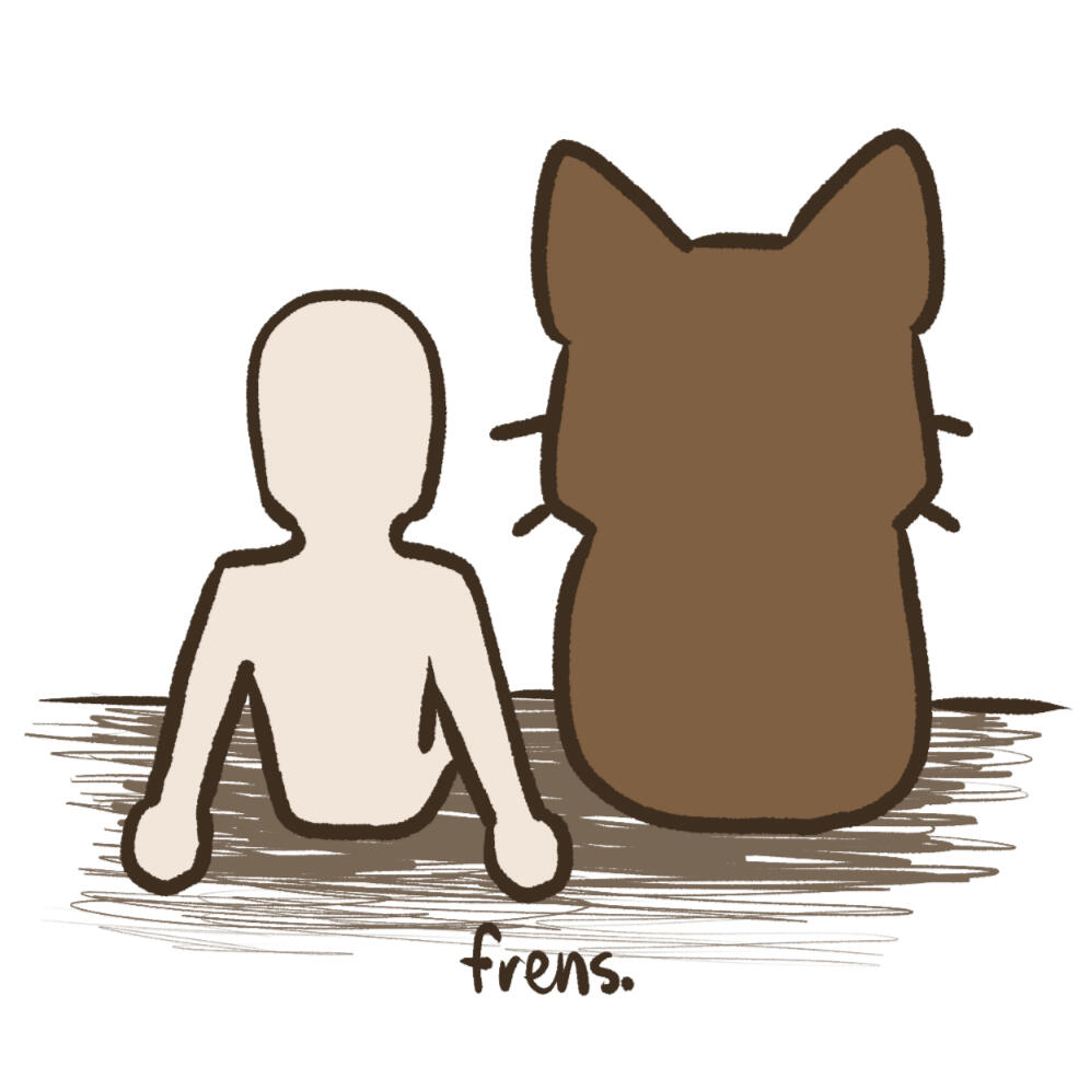 Illustrated by Cat Aethel Ethera | Friends | Potato Cat | Friendship | Together